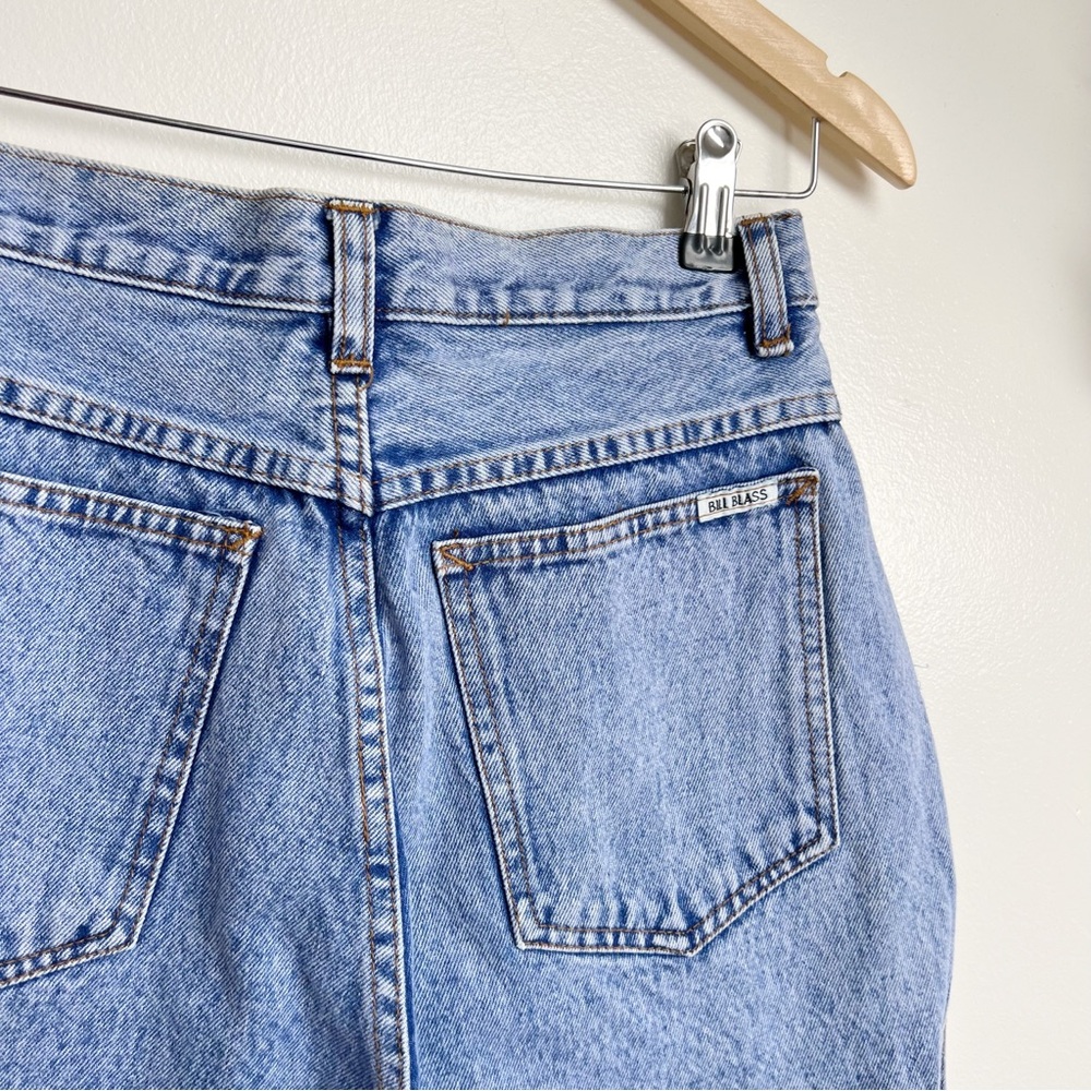 Vintage Bill Blass Front Pleat High Waisted Tapered Mom Jeans size 29 - Picture 7 of 9